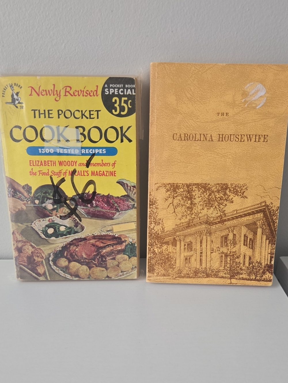Vintage Cookbook Bundle: The Carolina Housewife + The Pocket Cook Book